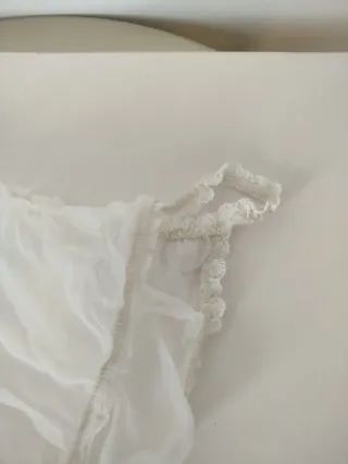 Salto de cama encaje transparente