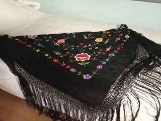 Vestido de fallera oro y verde