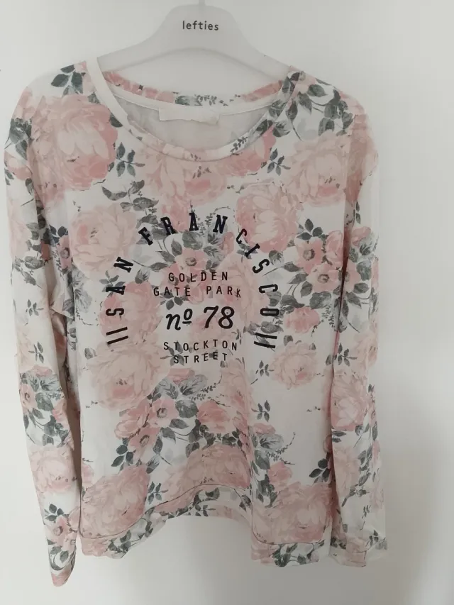 Sudadera Lefties floral San Francisco manga larga