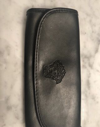 Occhiali da sole vintage Versace rossi