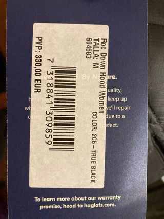 Plumas Haglofs Nuevo Mujer Talla M