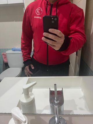 Sudadera BERING roja – Talla XL moto