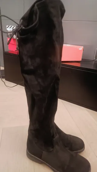 Botas altas mujer negras