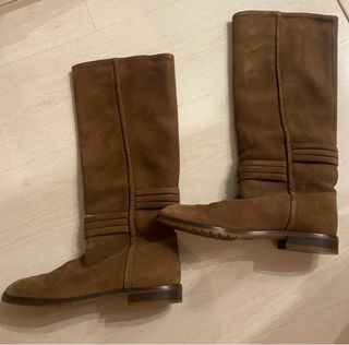 Stivali scamosciati donna marroni 39