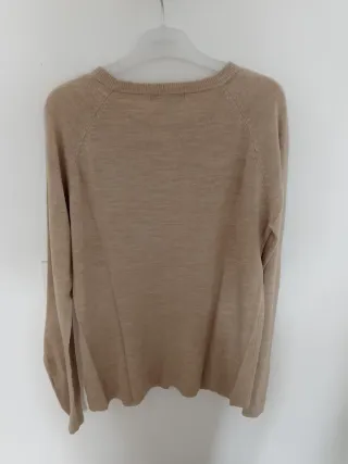 Jersey Atmosphere beige manga larga talla M