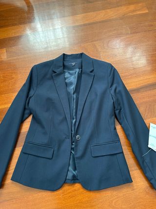 Americana azul marino Talla S