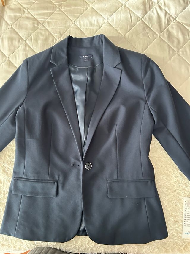 Americana azul marino Talla S