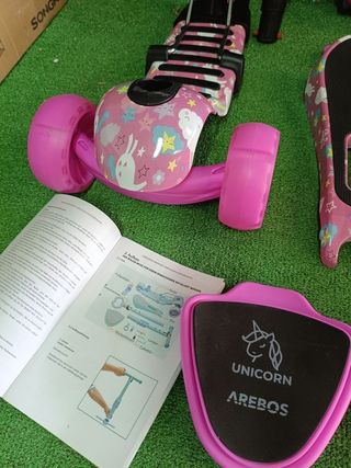 AREBOS Patinete Kick Scooter City Niños