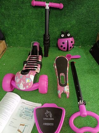AREBOS Patinete Kick Scooter City Niños