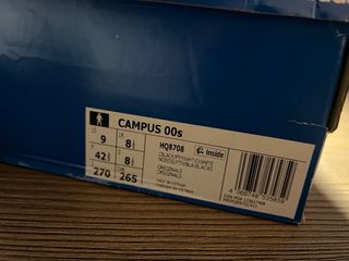 Adidas Campus Negras Talla