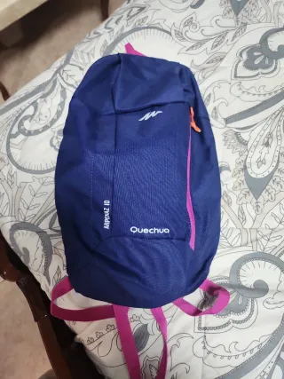 Mochila Quechua Arpenaz 10 Azul/Rosa