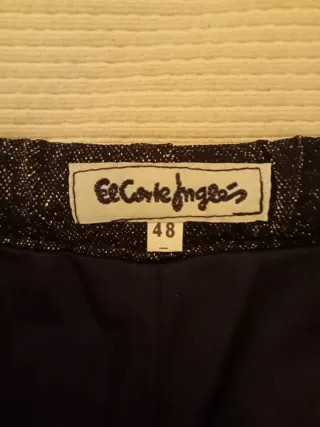 Pantalón fiesta mujer Talla 48 Dorado