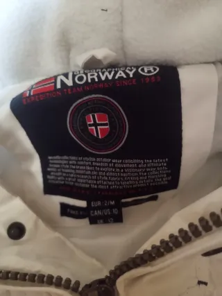 Chaqueta Geographical Norway Blanca
