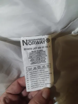 Chaqueta Geographical Norway Blanca