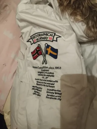 Chaqueta Geographical Norway Blanca