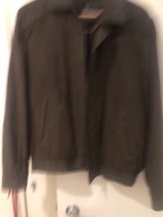 Cazadora Antelina Marrón Talla L