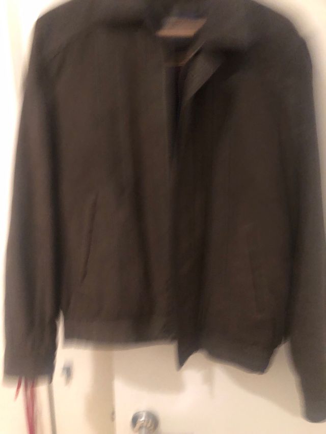 Cazadora Antelina Marrón Talla L