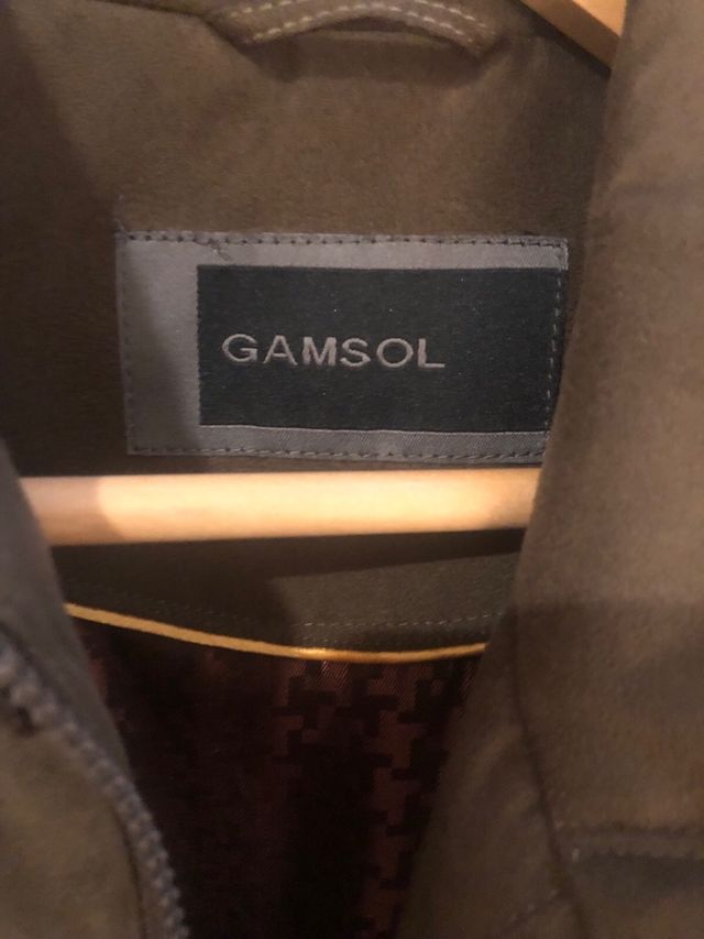 Cazadora Antelina Marrón Talla L