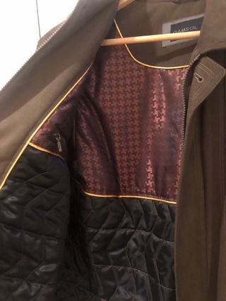 Cazadora Antelina Marrón Talla L