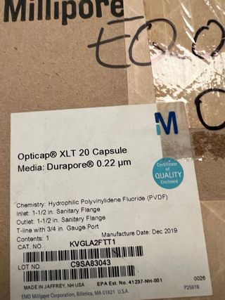 Lote productos Millipore