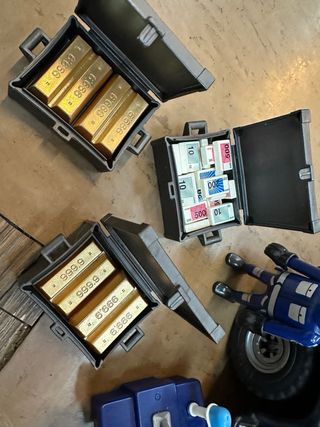 Playmobil Policía Camión Azul