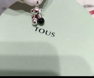 Osito 3D Plata Tous Negro