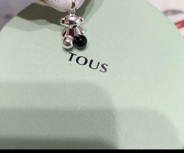 Osito 3D Plata Tous Negro