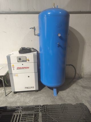 Compresor Champion FM22RS + Depósito