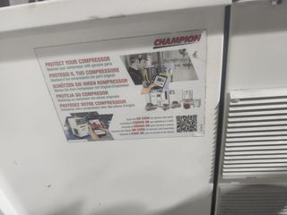 Compresor Champion FM22RS + Depósito