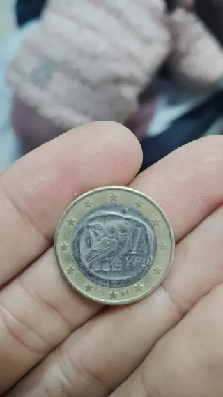 Moneda 1 Euro Grecia 2006