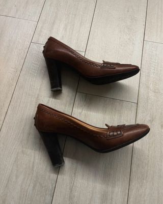 Scarpe Tod's donna tacco marrone