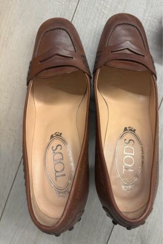 Scarpe Tod's donna tacco marrone