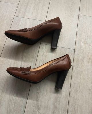 Scarpe Tod's donna tacco marrone