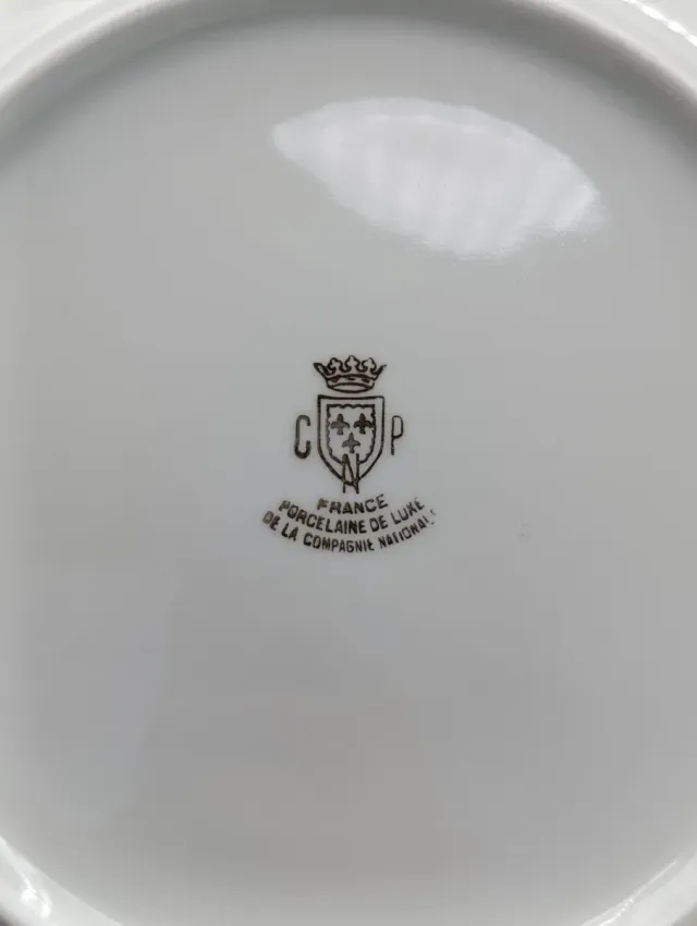 Set platos llanos porcelana francesa CNP