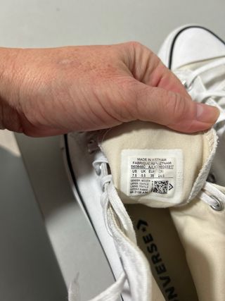 Converse Plataforma Blancas Talla 38