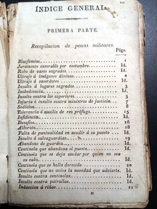 Libro Táctica Militar Caballería 1838