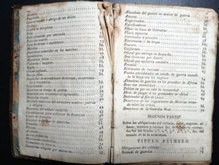 Libro Táctica Militar Caballería 1838