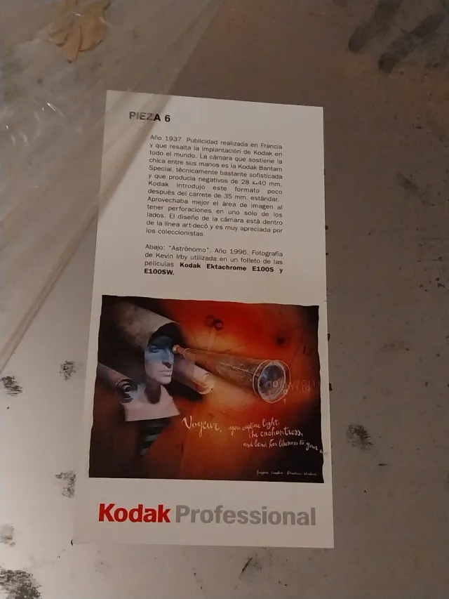 Lote de 3 Placas Metálicas Kodak de Coleção