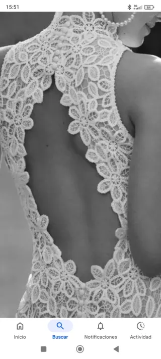 Vestido de Novia Rosa Clará Blanco