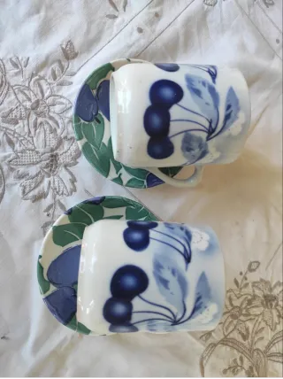 2 Tazze Art Déco Ciliegie