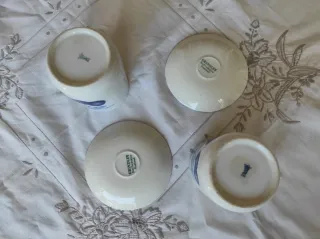 2 Tazze Art Déco Ciliegie