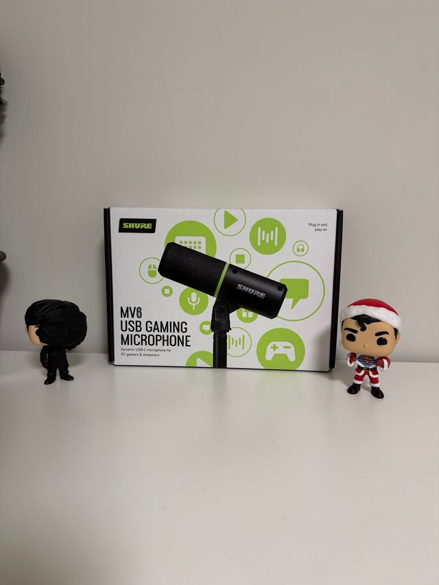 Microfone Shure MV6 USB para jogos