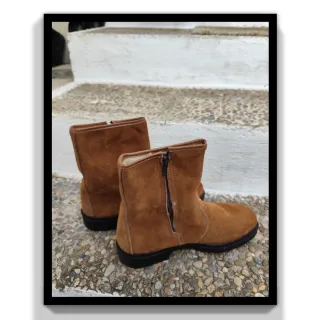 Botines Piel Hombre Talla 40 Marrón