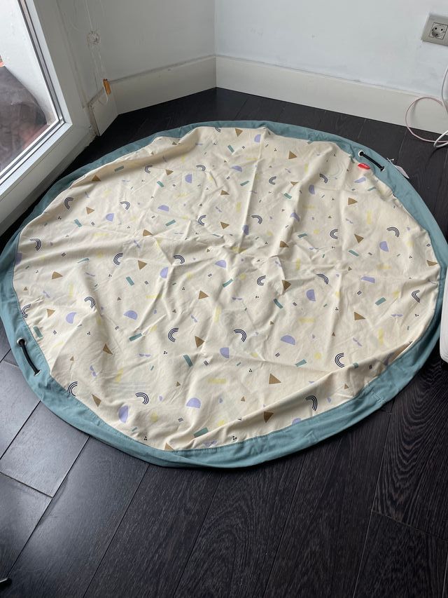 Tappeto da gioco per bambini rotondo Play and Go