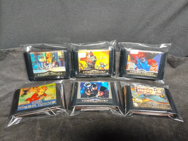 Lote de 6 Jogos Mega Drive Sega