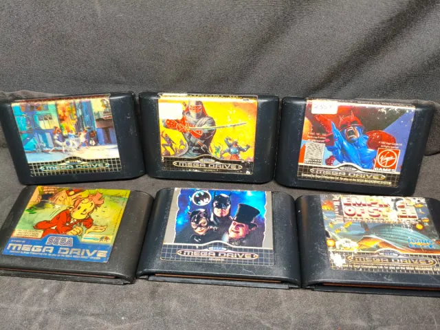 Lote de 6 Jogos Mega Drive Sega