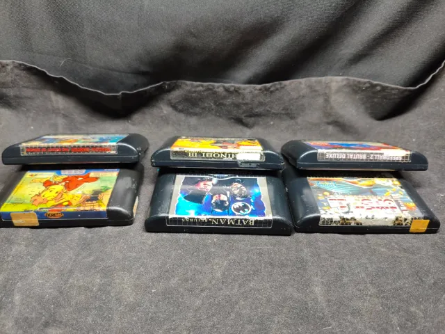 Lote de 6 Jogos Mega Drive Sega