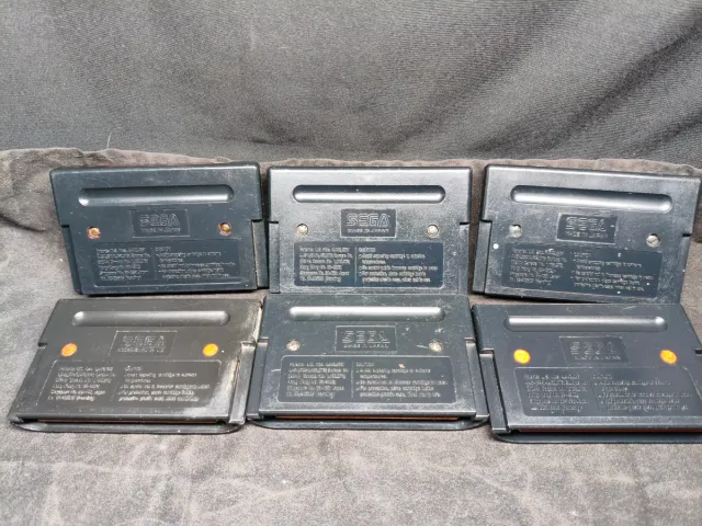 Lote de 6 Jogos Mega Drive Sega