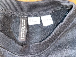 Sudadera Negra con Estampado de Johnny Depp