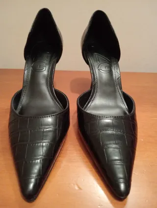 Zapatos Mango Tacón 6cm Nuevos